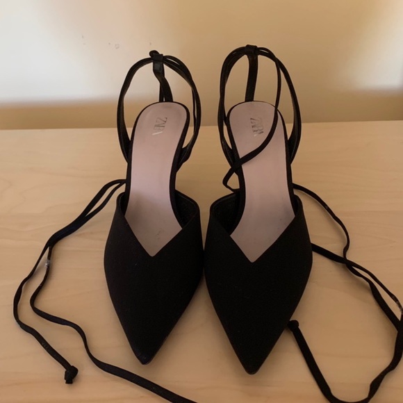 Zara lace up heels - Picture 1 of 3